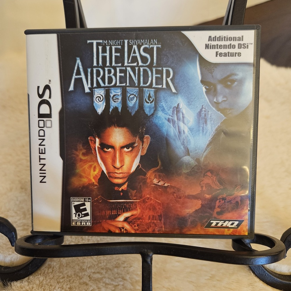 The Last Airbender Nintendo DS 2010 CIB Game Case Manual Tested Working